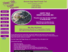 Tablet Screenshot of happytailsddc.com